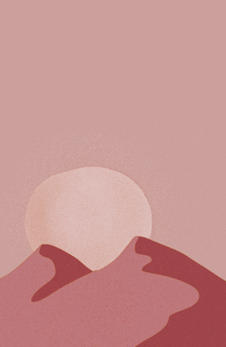 Montanha Rosa e Vermelha