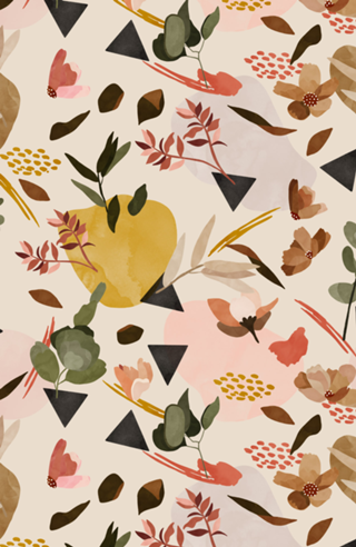 Pattern abstract nature shapes C