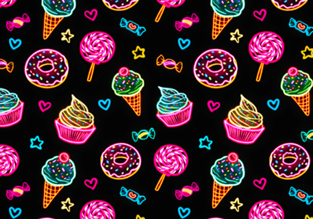 Doces Neon