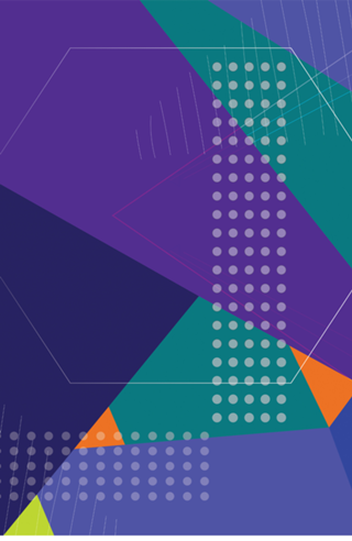 Purple Geometric Abstract colorful pattern