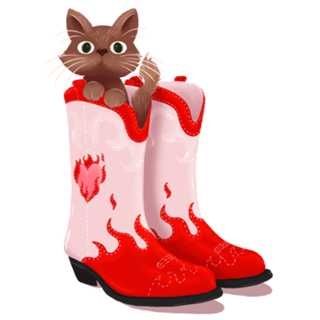 Gato na bota