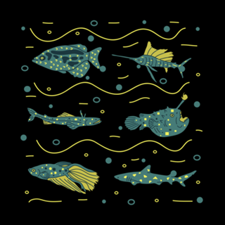 Peixes no Mar
