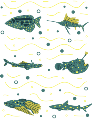 Peixes no Mar