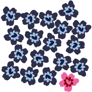 Flores da Gi blue