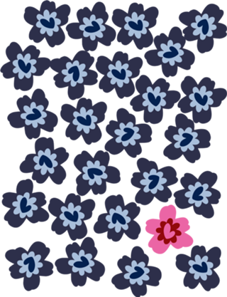 Flores da Gi blue