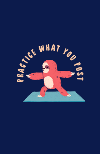Practice what you post