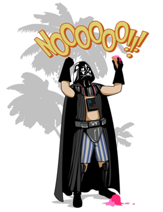 Darth Vader teve um dia quase perfeito!