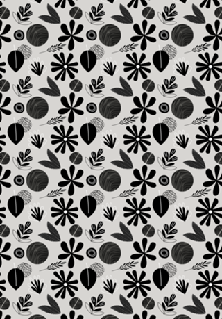 Black Floral