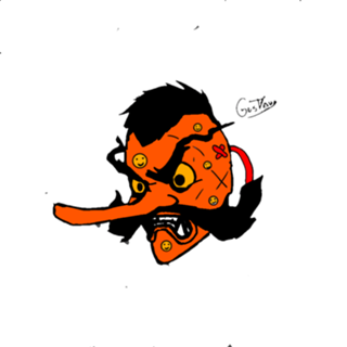 Arte mascara oni#4
