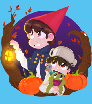 Desenho de over the garden wall