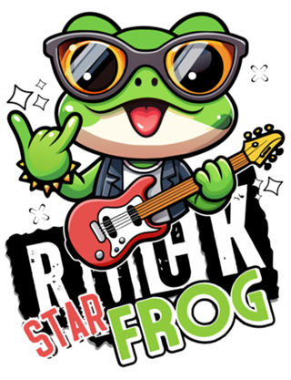 Rock Star Frog