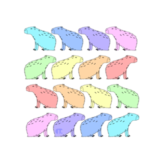 Rainbow Capivara