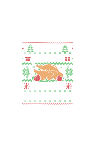 I'm Here Where is The Food (ugly xmas sweater)