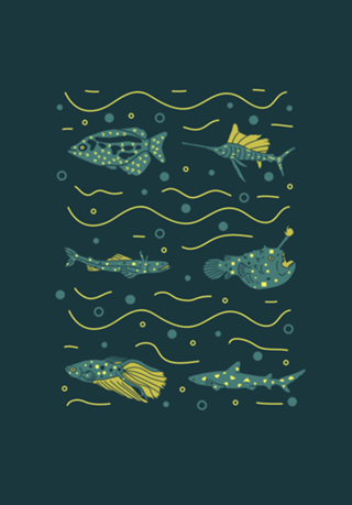 Peixes no Mar