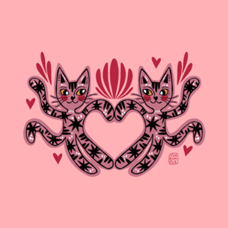 Gatitos enamorados