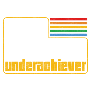 Overqualified Underachiever - Retro Lettering Gift