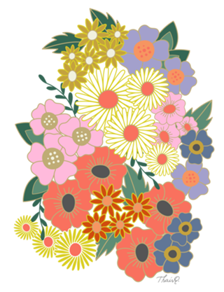 Floral Retro
