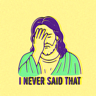 I never said that