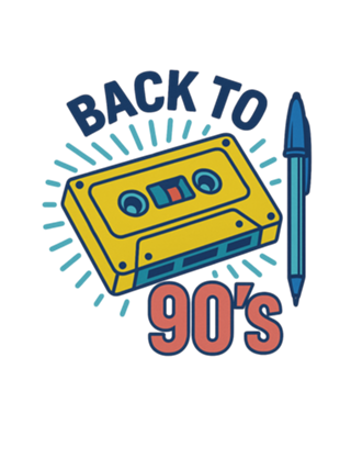 Fita Cassete K7 - Back To The 90's Nostalgia
