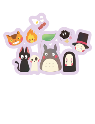 Ghibli personagens (fan art)