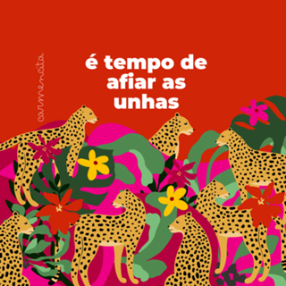 Onça no tempo de afiar as unhas