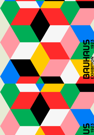 Abstrato Geométrico Bauhaus Colorido 80s