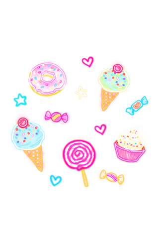 Doces Neon