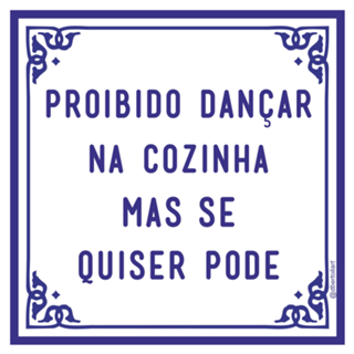 Proibido dançar na cozinha Vintage