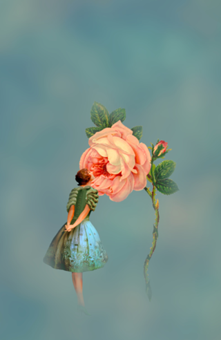 O jardim das rosas gigantes