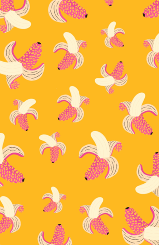Bananinhas estampadas