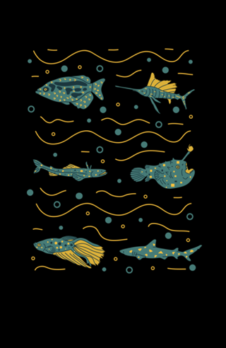 Peixes no Mar