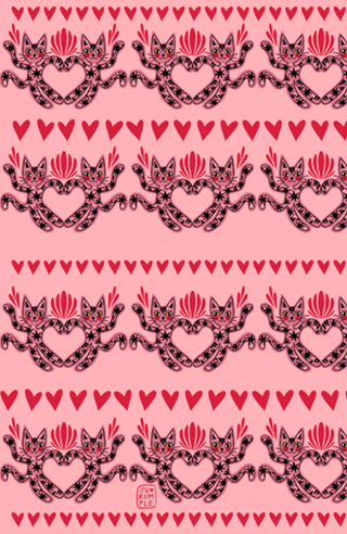 Gatitos enamorados