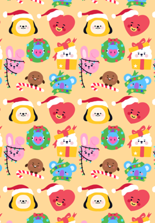 Natal bt21 bts fofo