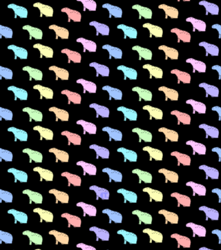 Rainbow Capivara
