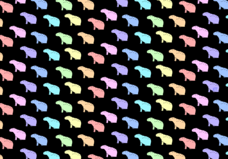Rainbow Capivara