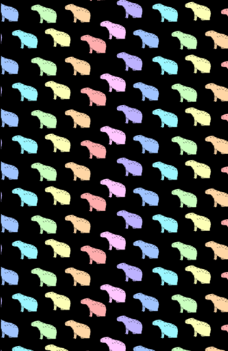 Rainbow Capivara