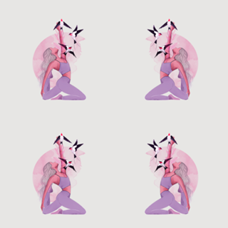 Yoga com pássaros