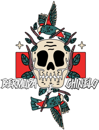 BERMUDA E CHINELO SKULL