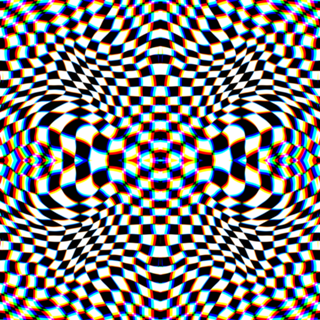 Quadriculado psicodélico