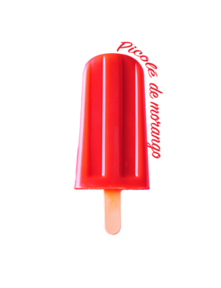 Picolé de morango